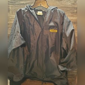 Vintage Mens XL Stanley 100% Nylon Bomber Jacket Made In USA Auburn Sportswear